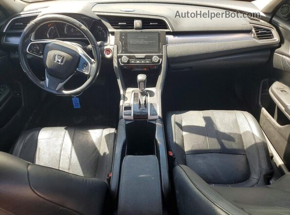 JHMFC1F72JX043757 2018 HONDA CIVIC Silver Вид панелі приладів