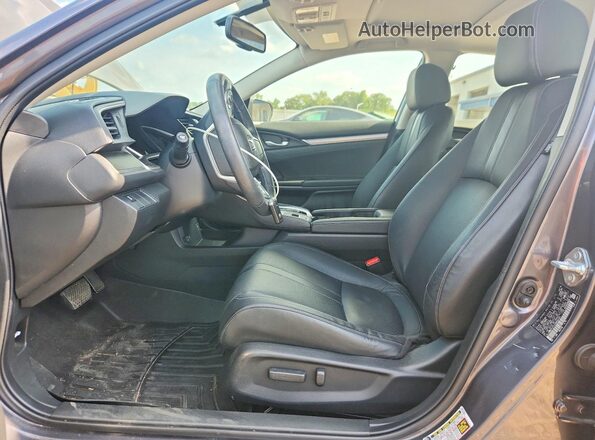 JHMFC1F72JX044181 2018 HONDA CIVIC Gray Vista interior delantera