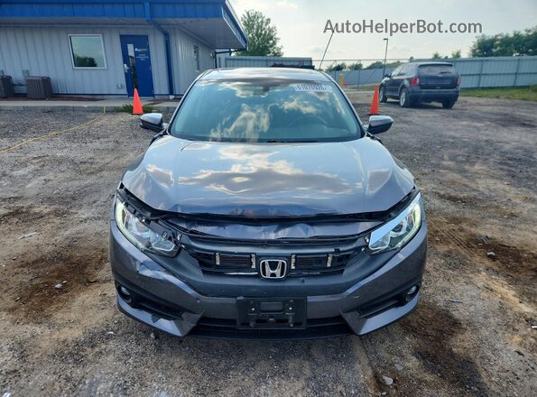 JHMFC1F72JX044181 2018 HONDA CIVIC Gray Vista frontal