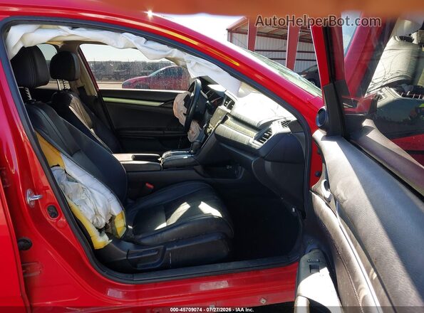 JHMFC1F73JX017796 2018 HONDA CIVIC Red Widok wnętrza z przodu