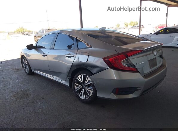 JHMFC1F74JX008458 2018 HONDA CIVIC Silver Trasero izquierdo