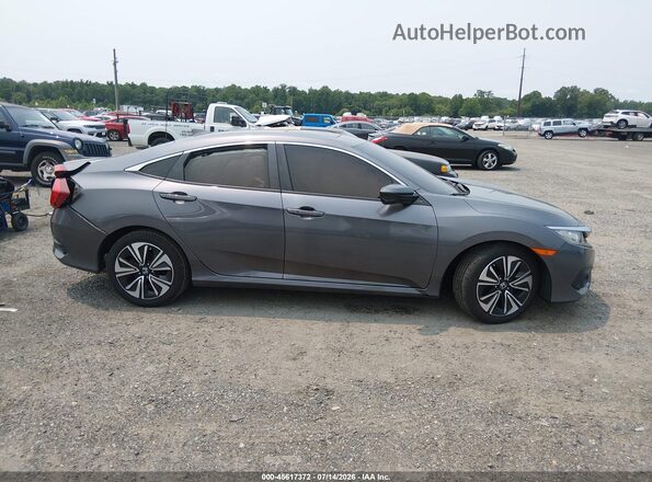 JHMFC1F74JX037815 2018 HONDA CIVIC Gray უკანა სალონის ხედი
