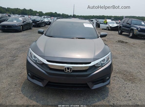 JHMFC1F74JX037815 2018 HONDA CIVIC Gray ხელსაწყოთა პანელის ხედი