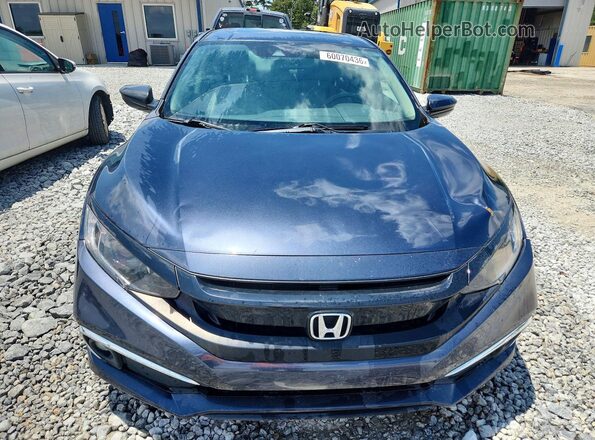 JHMFC1F74KX002144 2019 HONDA CIVIC Серый Вид спереди