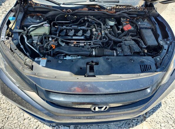 JHMFC1F74KX002144 2019 HONDA CIVIC Серый Вид задней части салона
