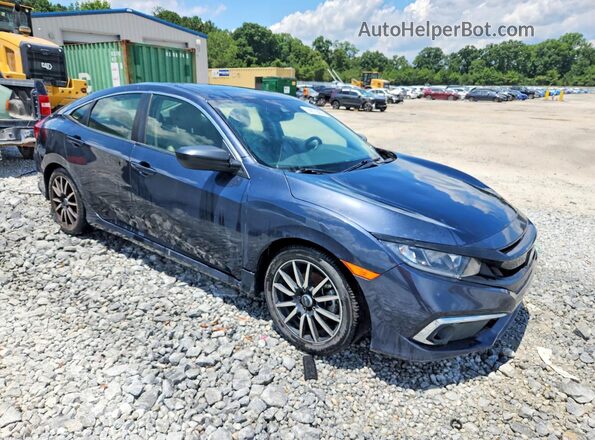 JHMFC1F74KX002144 2019 HONDA CIVIC Серый Передняя правая четверть