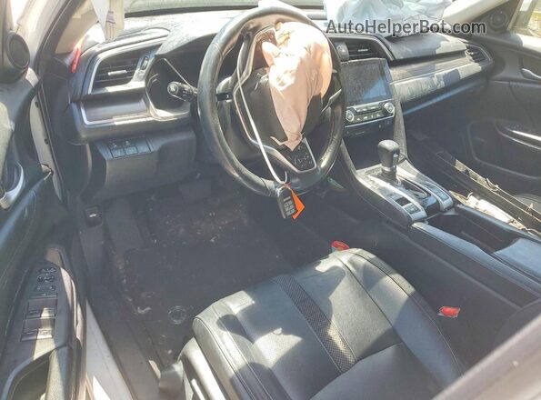 JHMFC1F75KX014755 2019 HONDA CIVIC White Dashboard view