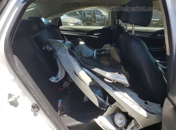 JHMFC1F75KX014755 2019 HONDA CIVIC White Rear seats view