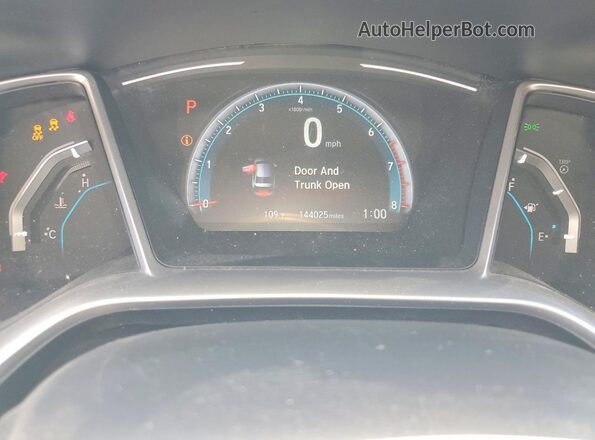 JHMFC1F76JX041350 2018 HONDA CIVIC White Widok zestawu wskaźników