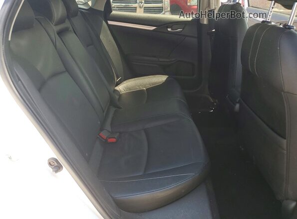 JHMFC1F77JX028414 2018 HONDA CIVIC White Rear seats view