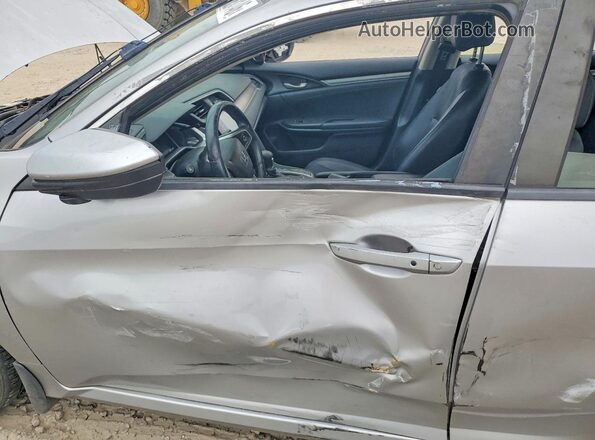 JHMFC1F78JX026204 2018 HONDA CIVIC Silver Вид салону спереду