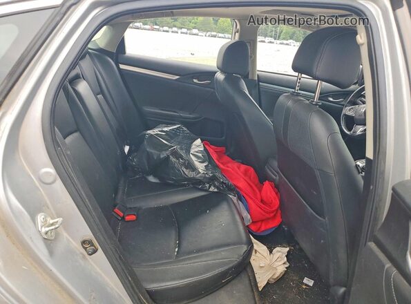 JHMFC1F78JX026204 2018 HONDA CIVIC Silver Вид задніх сидінь