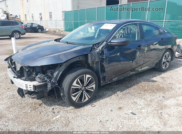 JHMFC1F79JX019584 2018 HONDA CIVIC Серый Передняя левая четверть