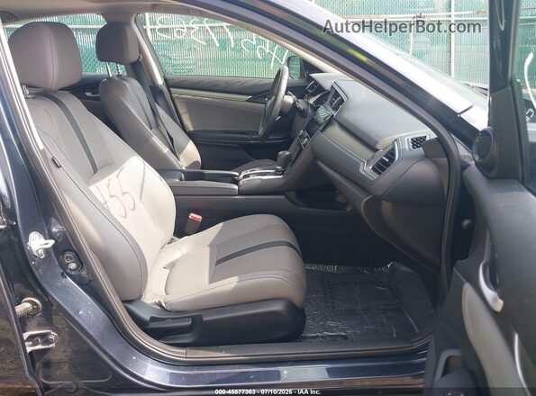 JHMFC1F79JX019584 2018 HONDA CIVIC Серый Вид салона спереди