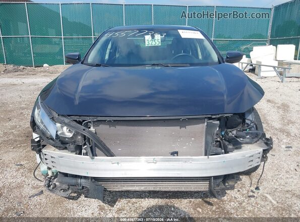 JHMFC1F79JX019584 2018 HONDA CIVIC Серый Вид задней части салона