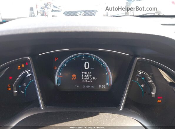 JHMFC1F79JX034991 2018 HONDA CIVIC Dark Blue უკანა სავარძლების ხედი