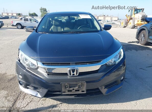 JHMFC1F79JX034991 2018 HONDA CIVIC Dark Blue ხელსაწყოთა პანელის ხედი