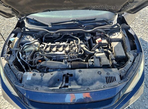 JHMFC1F7XKX011544 2019 HONDA CIVIC Charcoal Вид задньої частини салону