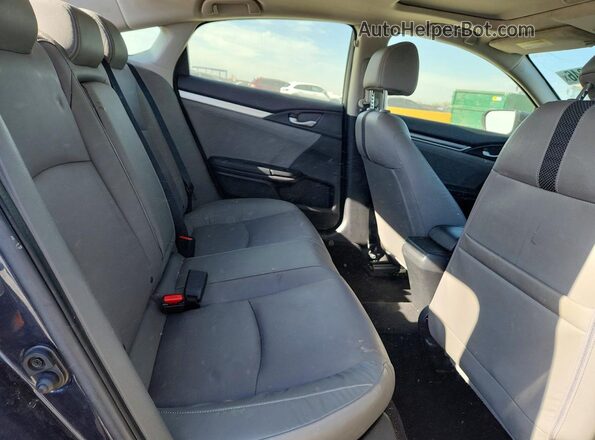 JHMFC1F7XKX011544 2019 HONDA CIVIC Charcoal Вид задніх сидінь