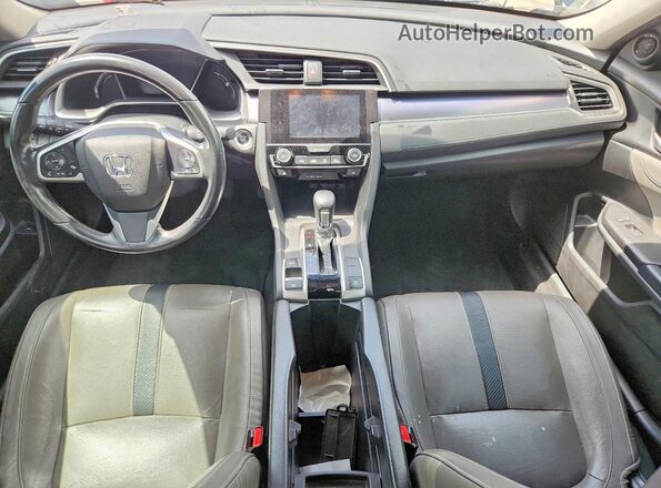 JHMFC1F86JX043219 2018 HONDA CIVIC Синий Вид панели приборов