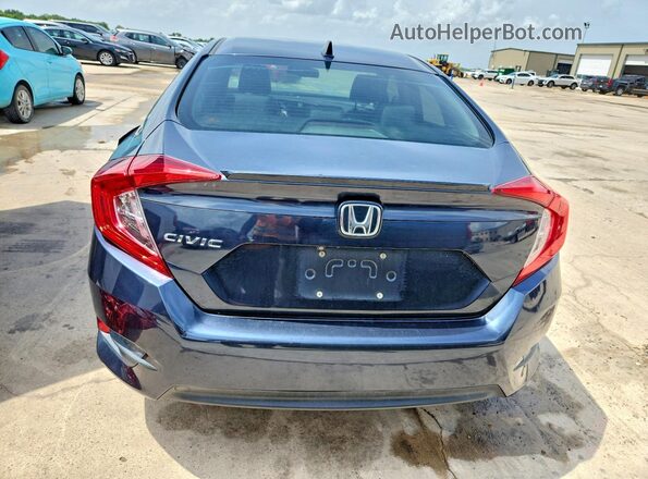 JHMFC1F86JX043219 2018 HONDA CIVIC Синий Вид сзади