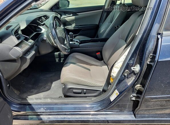 JHMFC1F86JX043219 2018 HONDA CIVIC Синий Вид салона спереди