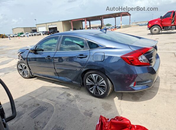 JHMFC1F86JX043219 2018 HONDA CIVIC Синий Задняя левая четверть