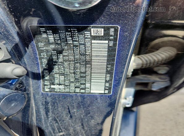 JHMFC1F86JX043219 2018 HONDA CIVIC Синий Вид подкапотного пространства