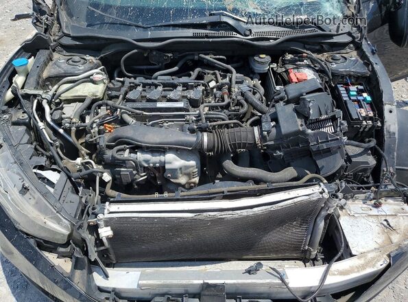 JHMFC1F91JX020519 2018 HONDA CIVIC Black უკანა სალონის ხედი