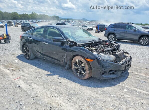 JHMFC1F91JX020519 2018 HONDA CIVIC Black წინა მარჯვენა