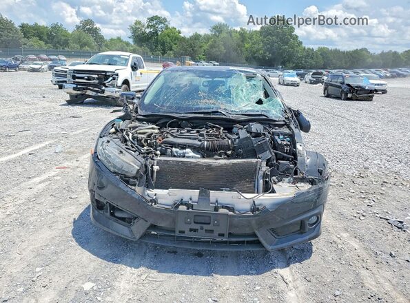 JHMFC1F91JX020519 2018 HONDA CIVIC Black წინა ხედი