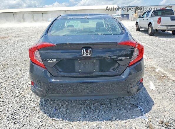 JHMFC1F91JX020519 2018 HONDA CIVIC Black უკანა ხედი