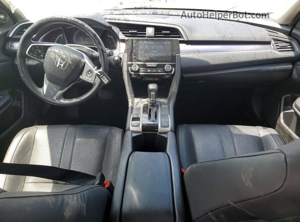 JHMFC1F91JX020519 2018 HONDA CIVIC Black წინა პანელის ხედი