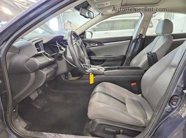 JHMFC1F91JX035702 2018 HONDA CIVIC Blue წინა სალონის ხედი