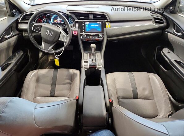 JHMFC1F91JX035702 2018 HONDA CIVIC Blue წინა პანელის ხედი