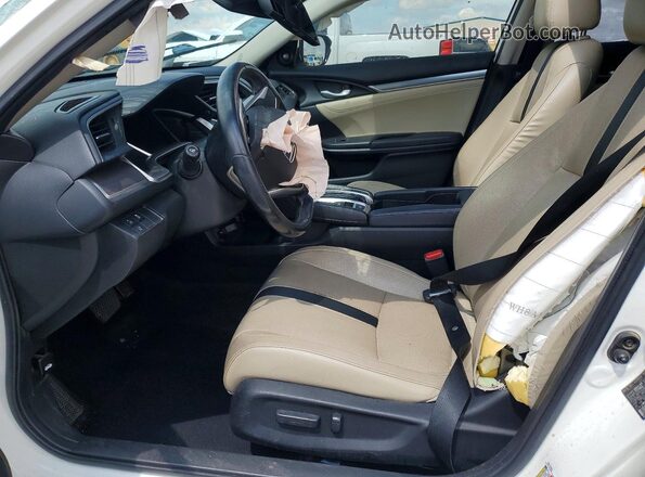 JHMFC1F95JX022807 2018 HONDA CIVIC White Widok wnętrza z przodu