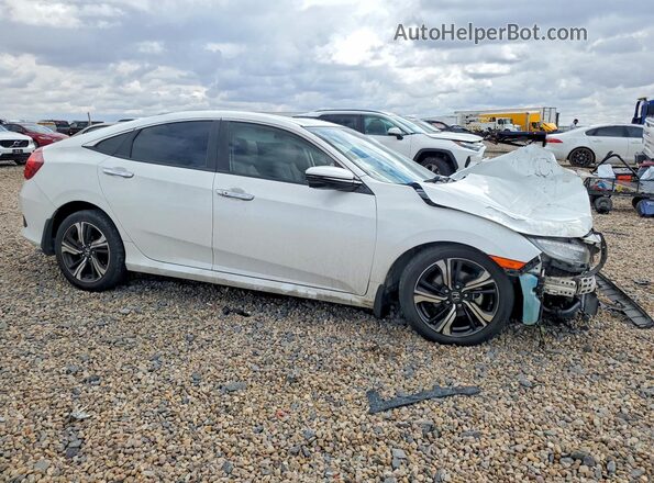 JHMFC1F95JX022807 2018 HONDA CIVIC White Przód prawy