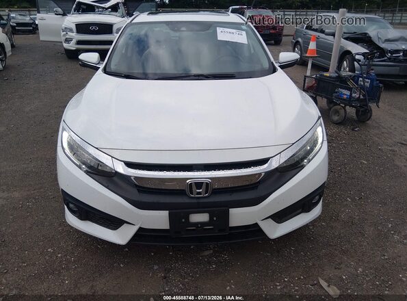 JHMFC1F95JX028333 2018 HONDA CIVIC White ხელსაწყოთა პანელის ხედი