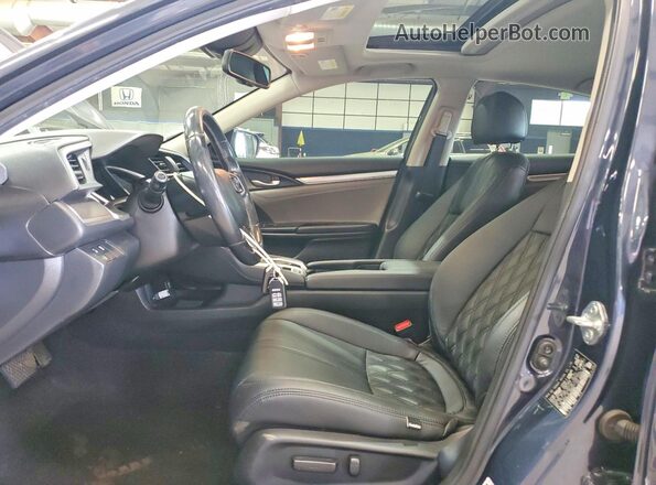 JHMFC1F97JX032058 2018 HONDA CIVIC Blue Front interior view