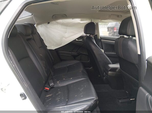 JHMFC1F98KX000348 2019 HONDA CIVIC White VIN კოდის სტიკერის ხედი