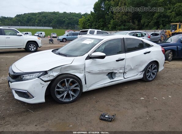 JHMFC1F98KX000348 2019 HONDA CIVIC White წინა ხედი
