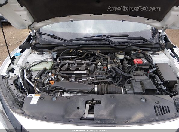 JHMFC1F98KX000348 2019 HONDA CIVIC White უკანა ხედი