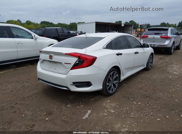 JHMFC1F98KX000348 2019 HONDA CIVIC White უკანა მარჯვენა