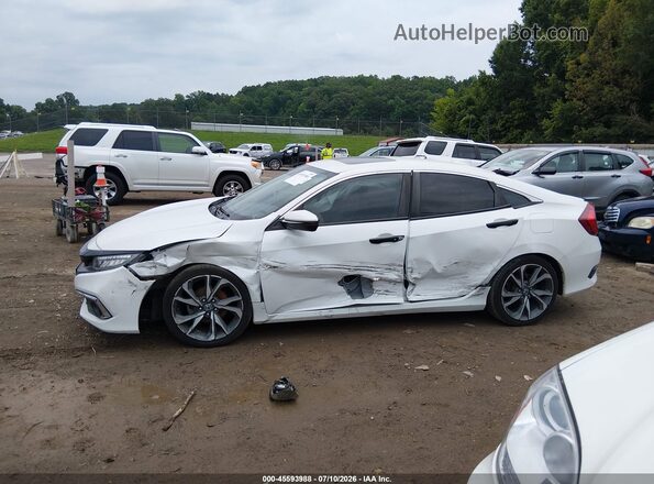 JHMFC1F98KX000348 2019 HONDA CIVIC White სალონის 360-გრადუსიანი ხედი