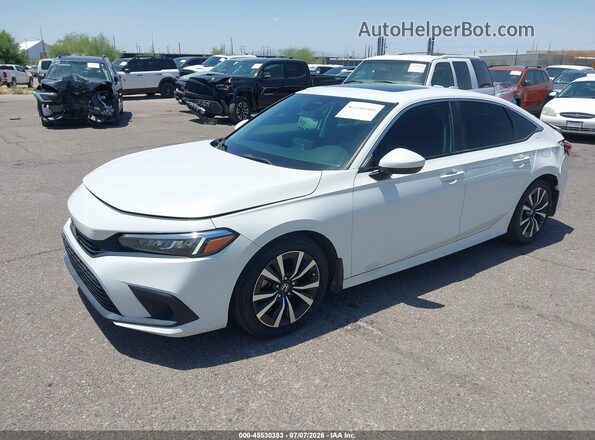JHMFE1F70NX005119 2022 HONDA CIVIC Белый Передняя левая четверть