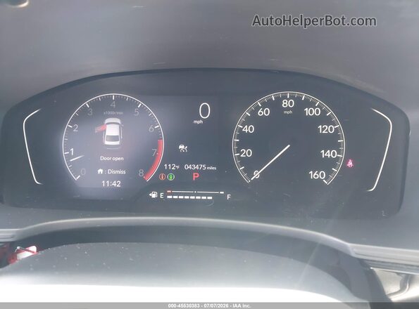 JHMFE1F70NX005119 2022 HONDA CIVIC Белый Вид задних сидений