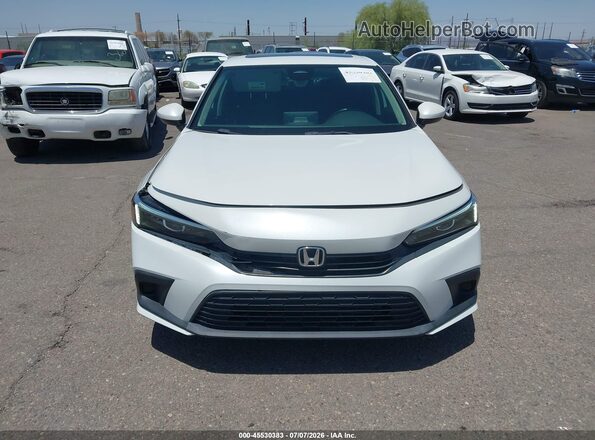 JHMFE1F70NX005119 2022 HONDA CIVIC Белый Вид щитка приборов