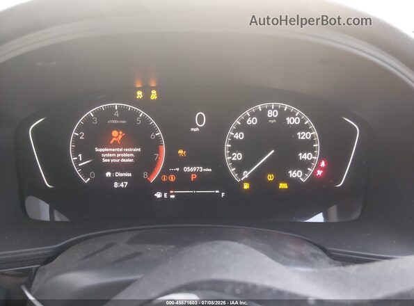 JHMFE1F70NX007050 2022 HONDA CIVIC White Vista de los asientos traseros