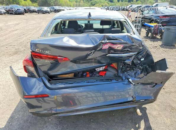 JHMFE1F71NX006943 2022 HONDA CIVIC Серый Вид сзади