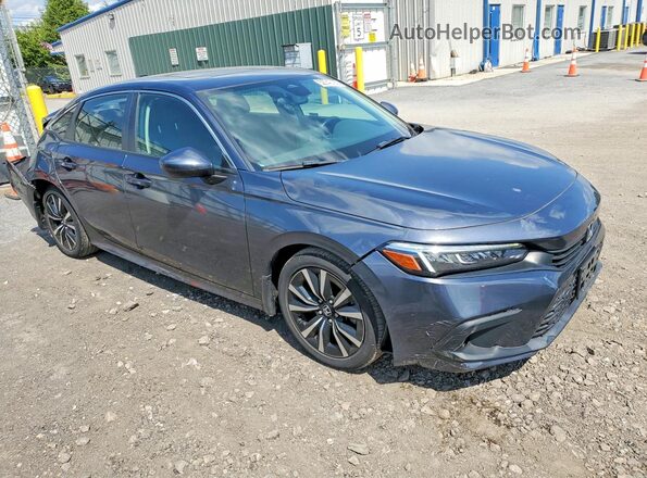 JHMFE1F71NX006943 2022 HONDA CIVIC Серый Передняя правая четверть